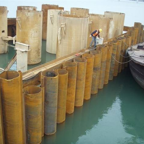 烟台钢护筒现场安装